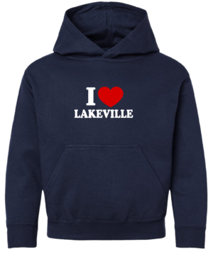 Youth:  I Love Lakeville hoodie