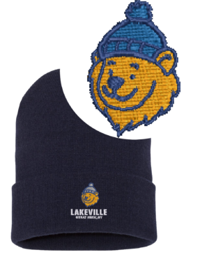 Lakeville Winter Mascot Embroidered Beanie