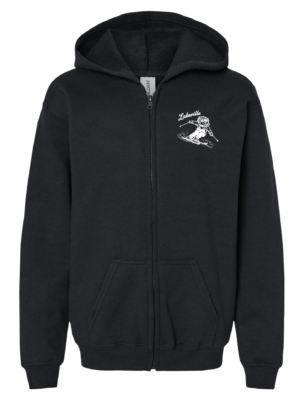 Youth: Lakeville Ski Lion Zip Up Hoodie
